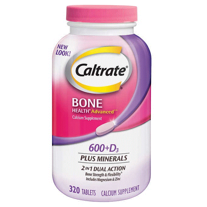 Caltrate钙尔奇中老年妇女孕妇钙片+维D 600Mg 320粒 维护骨骼健康