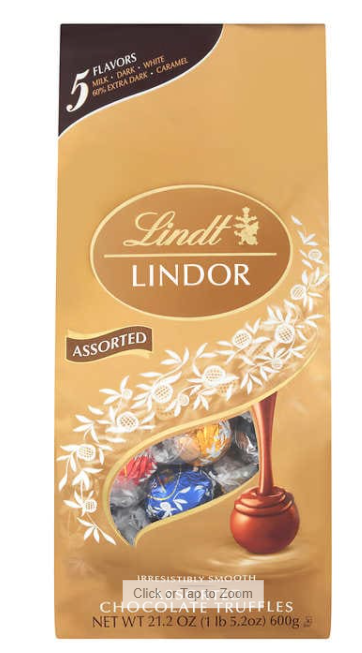 美国 瑞士莲 LINDT软心精选巧克力 瑞士莲 软心巧克力600g