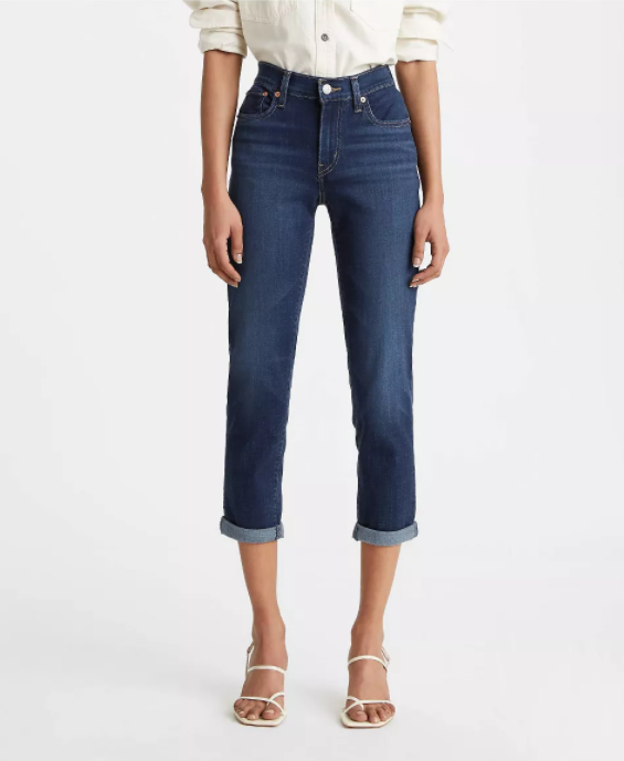 Levi's® Women's Mid-Rise Boyfriend Cropped Jeans